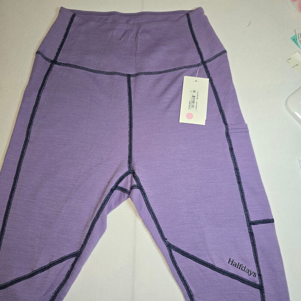 NWT Halfdays Hallie Merino Leggings Merino Bamboo - Picture 3 of 8